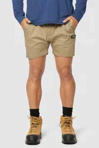 CAT Haul Workwear Drawstring Waist Shorts CP1820031 Khaki Navy - Picture 1 of 23