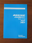 Vintage Boeing Everett Home of the 747 767 Brochure