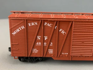 HO 50’6” Roundhouse Northern Pacific OB DD Boxcar #4803 w/KDs HO5086 - Picture 1 of 12