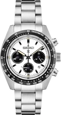 Reloj para hombre Seiko Prospex Speedtimer cronógrafo solar acero inoxidable SSC813 Foto 1 de 4
