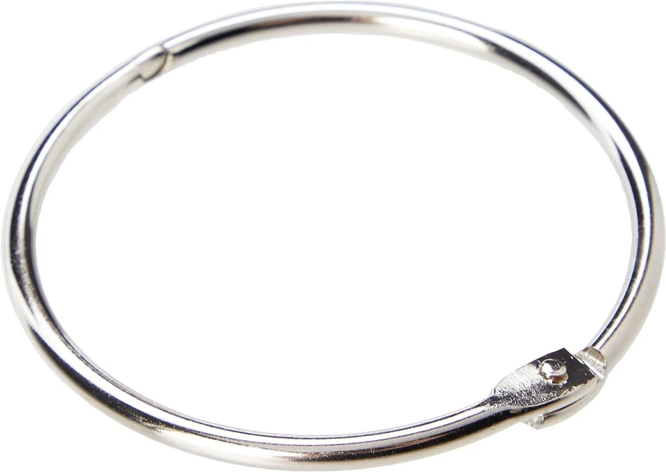 Anillos/anillos de papel/anillos de libro/anillos de libro con cierre a presión de 1,5" (38 mm) Foto 1 de 3