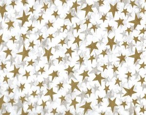 Gold Stars Tissue Paper ~ Wedding/Christmas # 902 ~ 10 Large Sheets - Picture 1 of 2