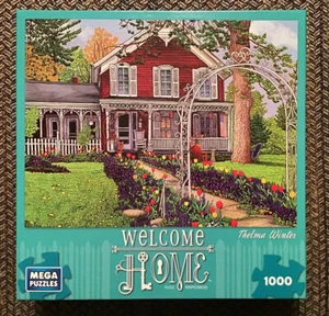 Mega Puzzles, Welcome Home,Springtime In Springville,Ky,Thelma Winter,1000 pc. - Picture 1 of 7