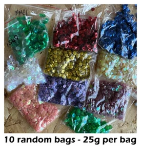 Pack of 10 Bags - Mixed Style - 25g each bag - Random Colours - Value Price lot - Picture 1 of 2