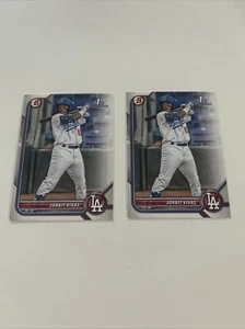 (2) Jorbit Vivas 2022 Bowman Draft 1st Lot #BD-24 Lot New York Yankees Card - Bild 1 von 2