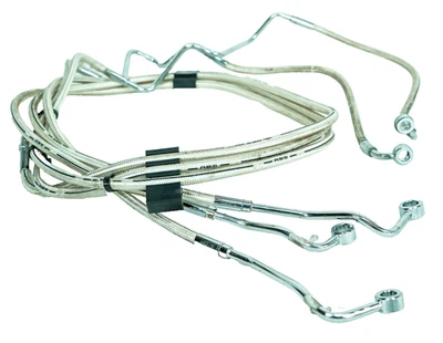 16 Harley Street Glide Touring FLHXS OEM Front Brake Hose Line Pipes - ABS 1351 - Image 1 of 4