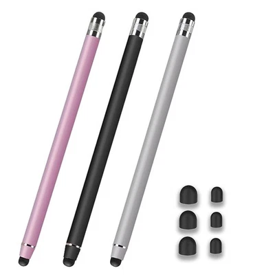 3er Pack Tablet Stift für Alle Tablets, 2 in 1 Touchscreen Stift, Gummi Stylus - Bild 1 von 4