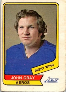 1976-77 O-Pee-Chee WHA #25 John Gray RC ref.464 - Picture 1 of 3