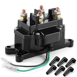 𝟏𝟐𝐕 𝟐𝟓𝟎𝐀 𝐖𝐢𝐧𝐜𝐡 𝐒𝐨𝐥𝐞𝐧𝐨𝐢𝐝 Relay Contactor Thumb Truck for ?... - Picture 1 of 6