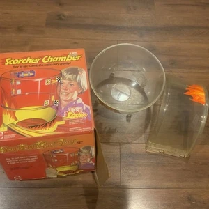 HOT WHEELS SCORCHERS CHAMBER MURO DELLA MORTE 2974 MATTEL Vtg Box & Parts Only - Picture 1 of 10