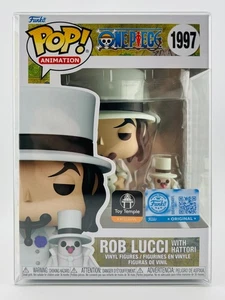 FUNKO POP! ROB LUCCI w/ HATTORI ONE PIECE TOY TEMPLE EXCLUSIVE NON-CHASE IN HAND - Picture 1 of 2