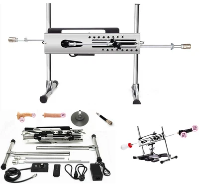 More Attachments Stroke 5.9" Automatic Sex Machine Adjust Angle Women Sex Toys - Image 1 of 4