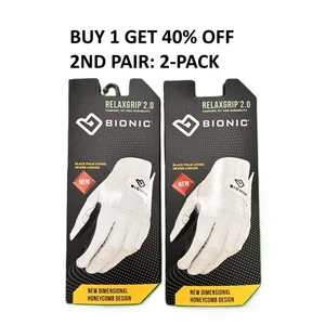 BOGO 40% Rabatt - Bionic Golf Glove RelaxGrip 2.0 Relax Grip Golfhandschuhe - Bild 1 von 8