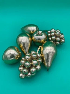 Williams-Sonoma Madera Dorada 7 Piezas Decorativo Frutero Relleno Decoración Foto 1 de 4