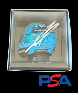George Russell Signed 2024 F1 Season 1:5 Scale Mini Helmet PSA AUTO MERCEDES #63 - Picture 1 of 9