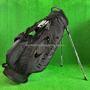 Oakley Golf Carry Stand Bag 9.5 x 47in 18.0 2025 Model Logo Lightweight Blackout - Picture 1 of 21