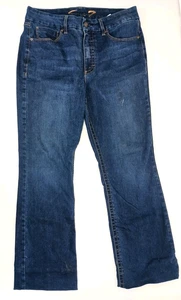 Seven7 Jeans Slim Boot Dark Wash High Rise Bauchlos Damen Blue Jeans Gr. 14 - Bild 1 von 11