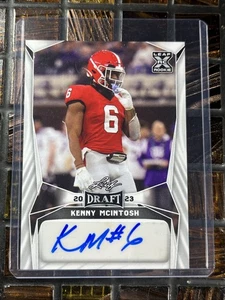 2023 Leaf Draft - Autogramme Kenny McIntosh #BA-KMI (AU, RC) - Bild 1 von 2