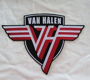Van Halen Logo Large Battle Vest Embroidered Back Patch 9.1/4" x 7" Licensed - Picture 1 of 4