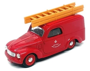 Brumm Escala 1/43 Diecast r80 - Furgoneta de Bomberos Fiat 500 - Rojo - Imagen 1 de 5