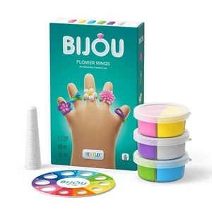 Hey Clay Bijou Flower Rings - Picture 1 of 6