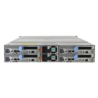 Dell PowerEdge C6400 12LFF Enclosure + 4x C6420 Node Servers w/ Heatsinks, PSUs - Immagine 1 di 2