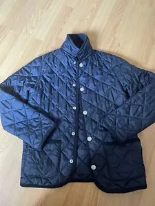 United colors of beneton girls navy quilt classic jacket size 8-9 years - Picture 1 of 4