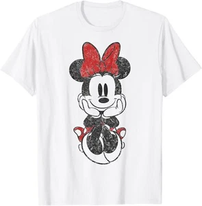 Disney Mickey And Friends Minnie Mouse Vintage Sitting T-Shirt - Picture 1 of 4