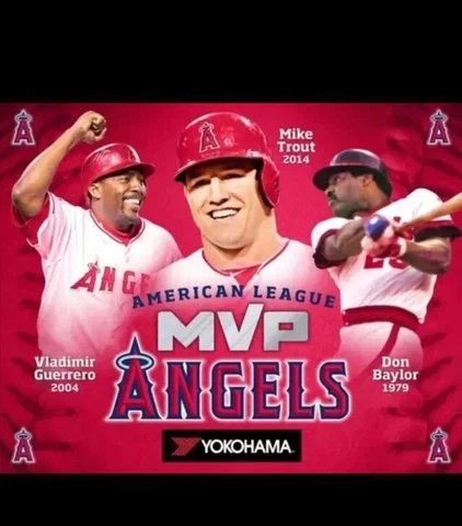 Mike Trout MVP Blanket with Vladamir Guerrero & Don Baylor LA Angels SGA 4-24-15 Cover