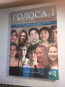 Golosa: A Basic Course in Russian Paperback, by Robin Richard; Evans-Romaine - Picture 1 of 6