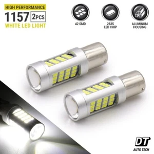 Syneticusa 1157 LED 6000k Blanco Aparcamiento Intermitente Alta Potencia Bombillas Doble - Imagen 1 de 8