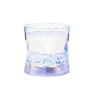 8 Flashing Water Activated LED Glass Glowing Liquid Tumbler Light Up Party Cup - Picture 1 of 11