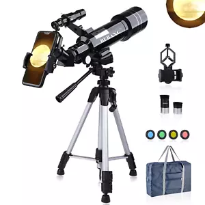 Telescope for Adults Astronomy, 70Mm Aperture 400Mm AZ Mount Refractor Telescope - Picture 1 of 12
