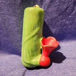 Unique ANTIQUE Pottery Flower HUMMINGBIRD BIRD FEEDER - Picture 1 of 24
