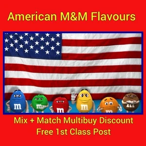 M&M's American Import M&Ms Share Size Uk Biggest Flavour Range Multibuy Discount - Picture 1 of 24