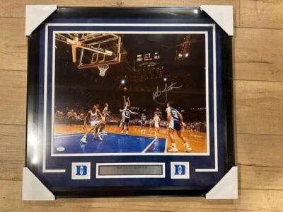 Christian Laettner signed autographed Duke Blue Devils 16x20 Photo Framed JSA - Image 1 of 4