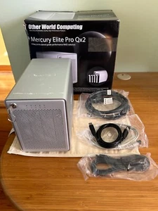 OWC Mercury Elite Pro Qx2 4-Bay 12TB 4 x Toshiba 3TB 6Gb/s SATA 7200 3.5" 64MB - Picture 1 of 4