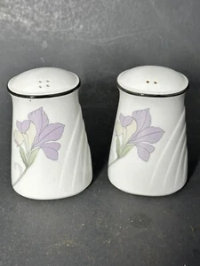 Vintage Noritake * Nuovo decennio * Cafe Du Jour (9094) shaker sale e pepe usato in ottime condizioni - Foto 1 di 4