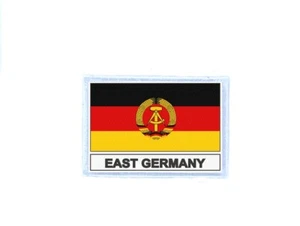 Patch toppe toppa stampato bandiera Repubblica Democratica Tedesca DD germania - Foto 1 di 1