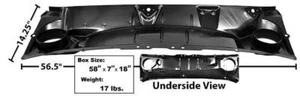 1967-68 Mustang, Cougar Lower Cowl Panel Assembly New Dii - Picture 1 of 1