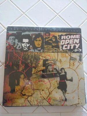 Rome Open City  The Criterion Collection  Laserdisc  Factory Sealed - Image 1 of 3