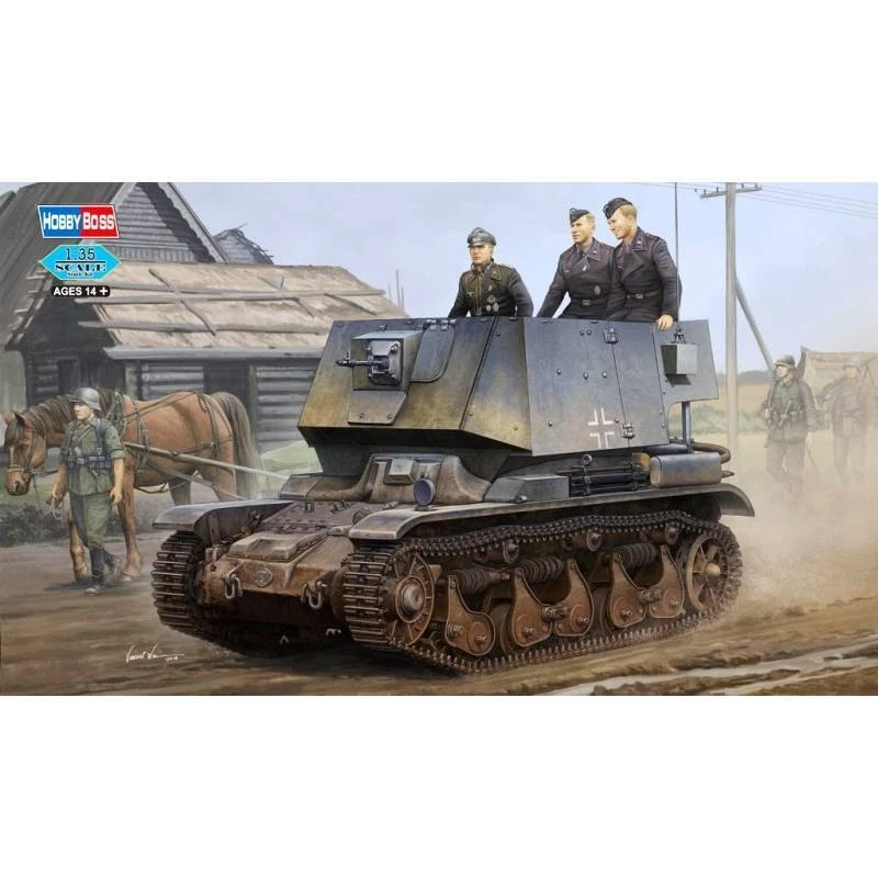 Modello Carro Comando Ausf Fgst.pz.kpfw.35 R731(f) Hobby Boss 83809 1/35 - Immagine 1 di 1