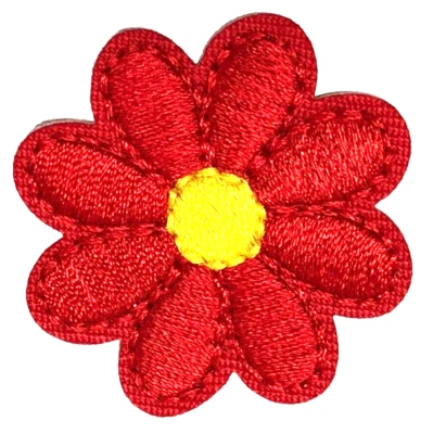 Patch Sew On Iron On Embroidered Clothing Hats Jackets Coat  Daisy FLOWER A199 - Image 1 of 3