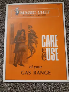 Vintage Magic Chef Care & Use Guide of your Gas Range Owners Manual 1970 - Picture 1 of 3