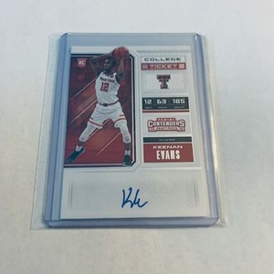 F78865  2018-19 Panini Contenders Draft Picks #98 Keenan Evans AUTO RC