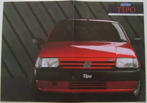 Fiat Tipo 1.4 1.6 1.7D 1.9 Tds DGT SX 1988-90 Original UK Sales Brochure - Picture 1 of 3