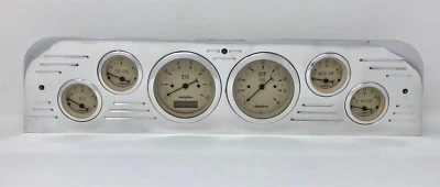 GMC Truck 1966 calibre 6 tablero juego de inserción Billet aluminio bronceado Foto 1 de 4