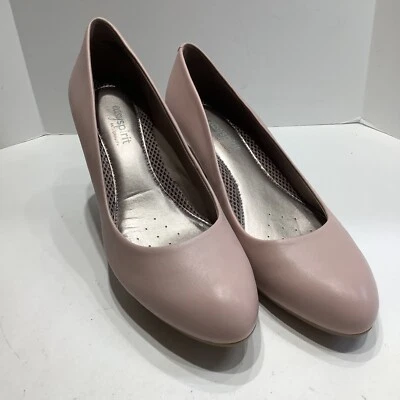 Easy Spirit Neoma Cuero Bomba Luz ROSA Anti Gravedad 2.5" Tacones Talla 8M Nuevo Foto 1 de 4