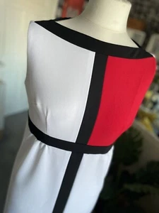 1966 Vintage Vogue Couture Motif B31.5-38 Mondrian Costume (1667) Yves Saint - Bild 1 von 11