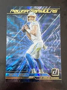 Justin Herbert Donruss Power Formulas Los Angeles Chargers inserto 2021 - Imagen 1 de 2